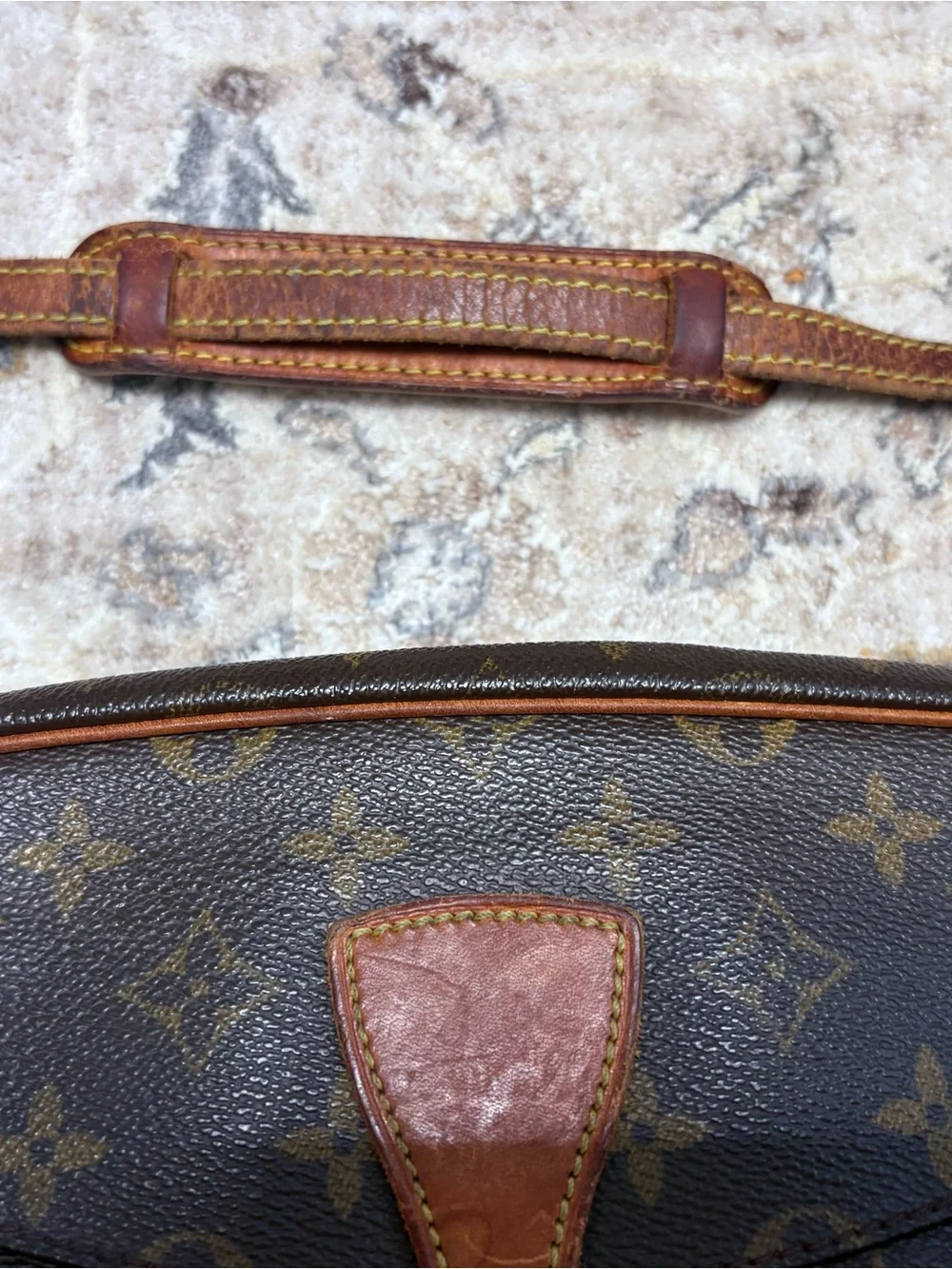 Louis Vuitton Brown Monogram Jeune Fille Saddle Crossbody - Picture 3 of 16